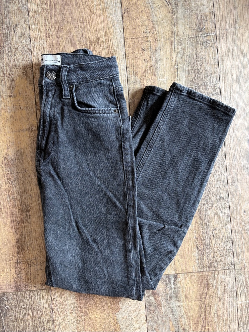 Zara Black Slim Jeans - High Rise Straight Fit